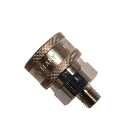 ENCHUFE RAPIDO A BOLAS ARS220 PARTE B 1/4" M ACERO NIQUELADO